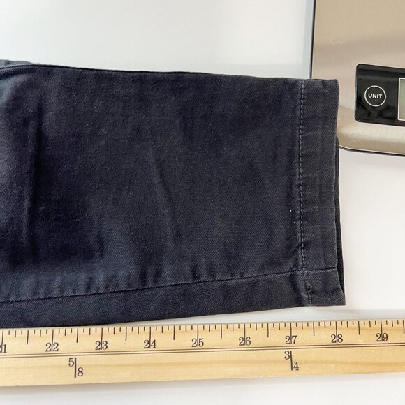 Anthropologie Pilcro and the Letterpress Black Tapered Zipper Pants - Size 4 - Picture 7 of 7